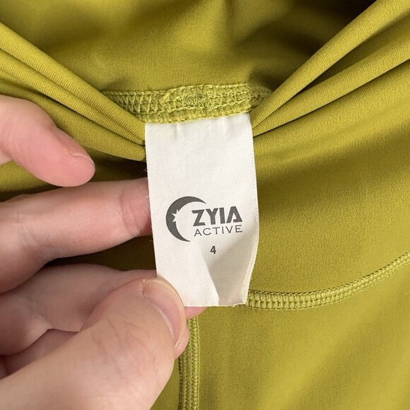 Zyia Active Women Size 4 Pistachio Stretch Hi-Rise Luxe 7/8 Tight Leggings - Picture 9 of 10